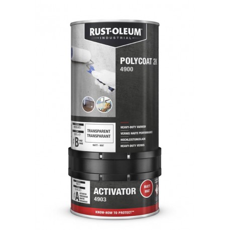 Rustoleum transparante 2-componentenvernis Polycoat 4900 PU