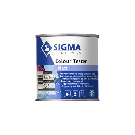 Sigma MUURVERF kleurentester 0,25 liter