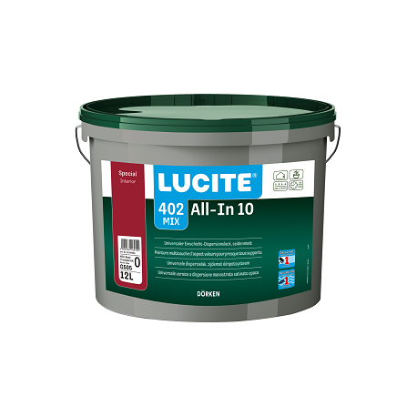 Lucite All-In acrylaatmuurverf zijdemat 10