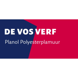 De Vos Planol Polyesterplamuur 2cc wit 1,5 kg