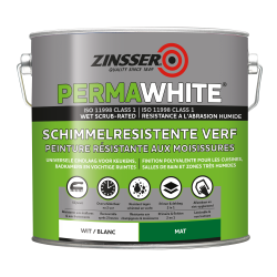 Zinsser Permawhite Matt schimmelwerende verf WIT