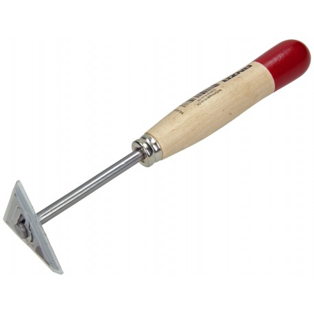 Verfschraper 300 gehard staal, driehoek 8 cm