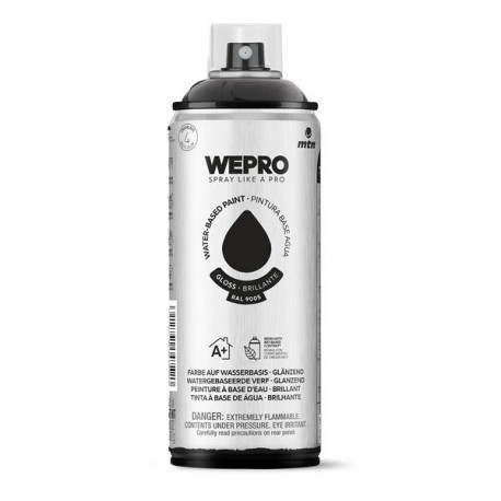 WEPRO watergedragen lak hoogglans spuitbus 400ml