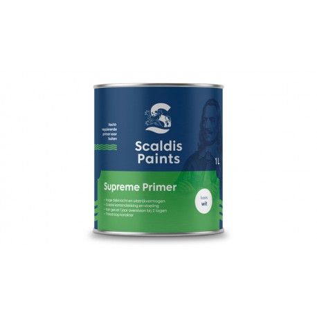 Scaldis Paints Supreme primer oplosmiddelhoudende grondverf voor buiten