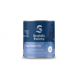 Scaldis Paints Aqua Satin PU watergedragen krasvaste lak zijdeglans