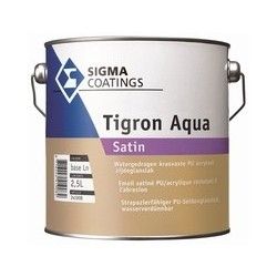 Sigma Tigron Aqua Satin zijdeglanslak