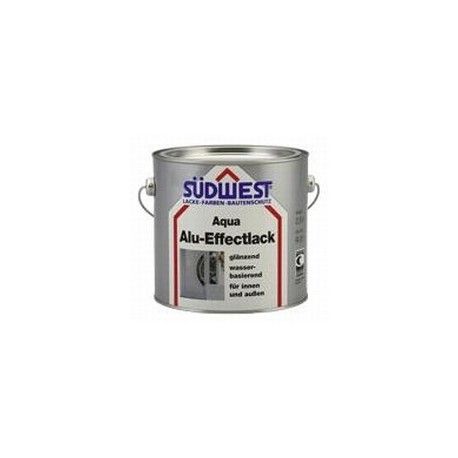 Sudwest alu-effectlak AQUA 0,75 ltr