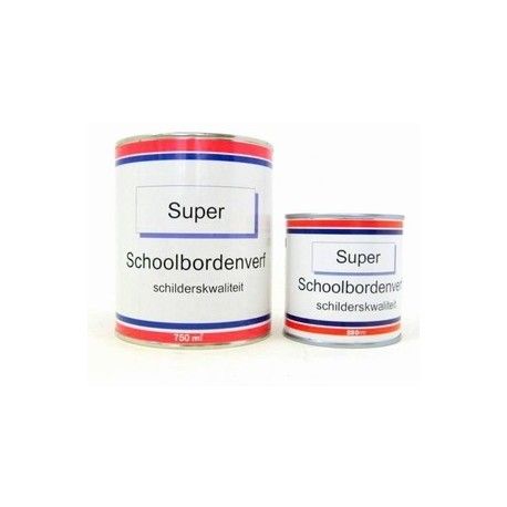 Super schoolbordenverf zwart, synthetisch 250 ml