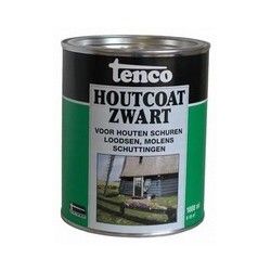 Tenco houtcoat zwart